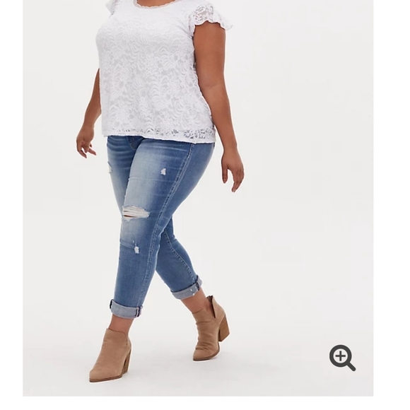 New torrid lace overlay top - Picture 3 of 3